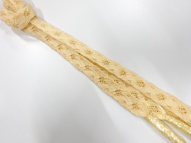 JAPANESE KIMONO / UNUSED SUMMER HAND-TIED OBIJIME